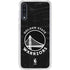 NBA Golden State Warriors Black Animal Print Galaxy A50 Clear Case